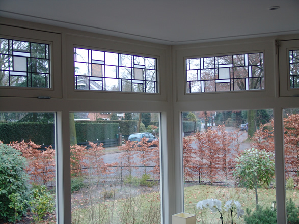 Geplaatst in isolatieglas in erker