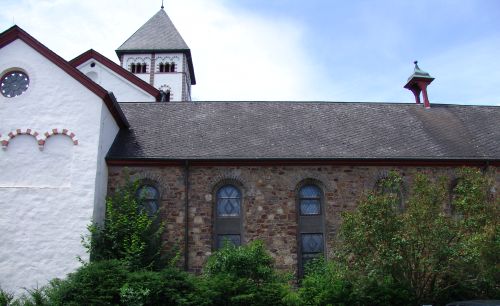 Klooster Lahnstein met kerktoren