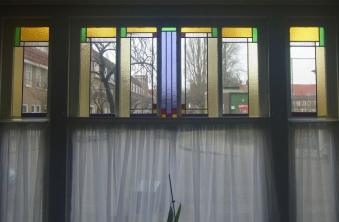Bleiverglasungen in Oberlichtern