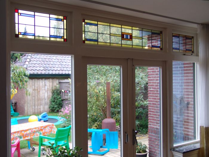 3 van 10 glas-in-lood in isolatieglas 