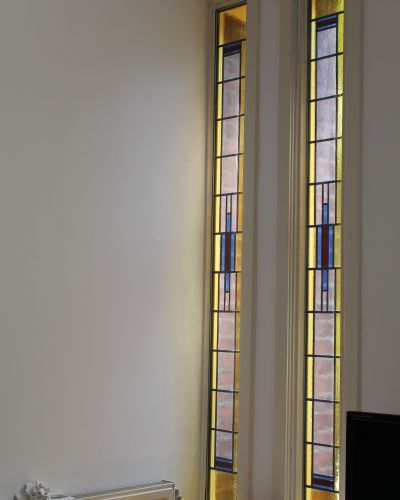 Glas in lood gefotografeerd door de klant