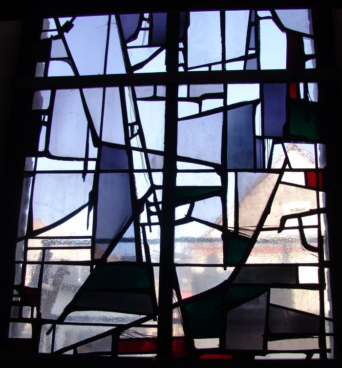 Resultaat, glas in lood hersteld