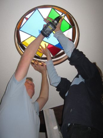 Montage in Apeldoorn door AvD-Glas i.s.m. aannemer