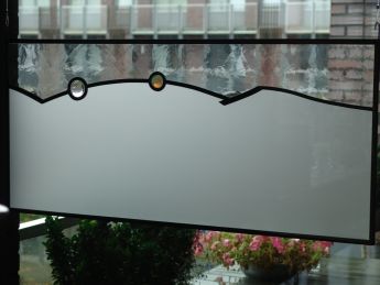 Moderne Glasgestaltung, ca. 100 x 50cm