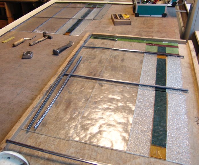 Glas-in-lood door AvD-Glas