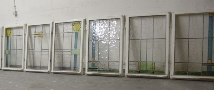 Glas-in-lood staat klaar voor montage