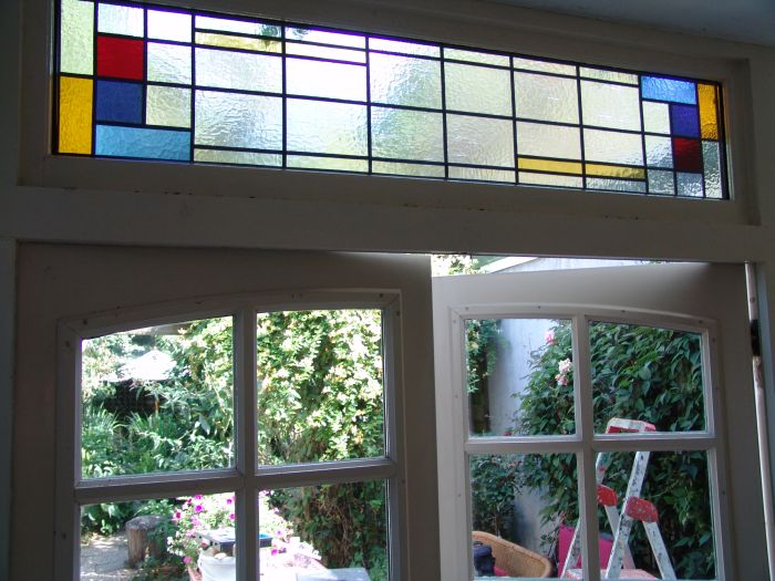 ...door glas in lood in isolatieglas