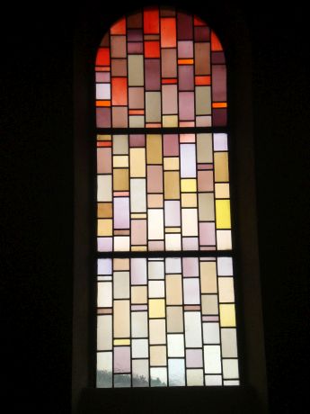 Voorbeeld glas in lood, Heilige Geest Kerk in Geroldsau (D)