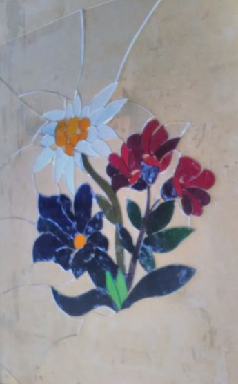 Ontwerp en gesneden glas
