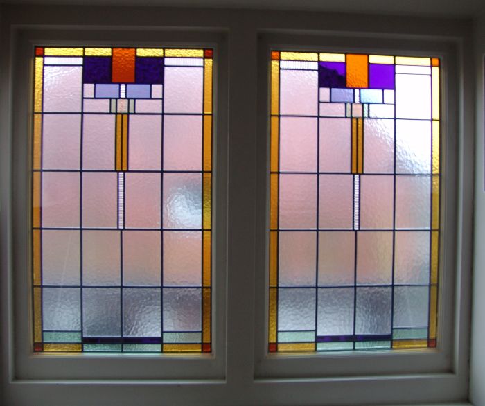Glas in lood geplaatst bij klant