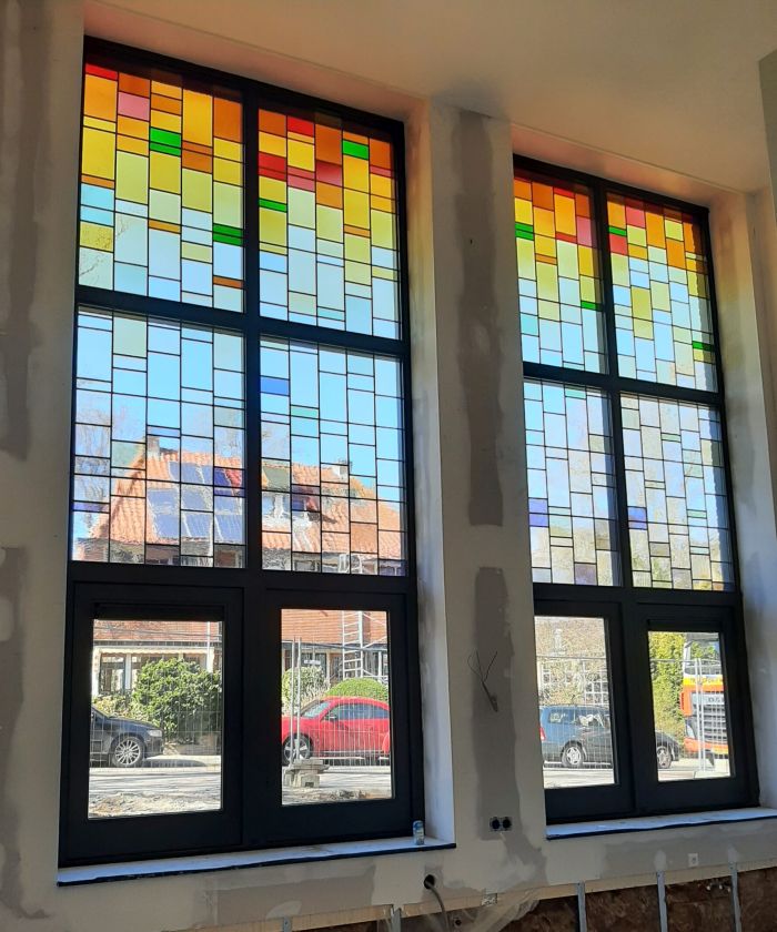 Glas in lood van echtantiekglas