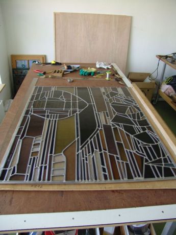 Glas in lood overloden t.b.v. isolatieglas