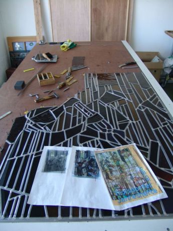 Glas in lood overloden t.b.v. isolatieglas