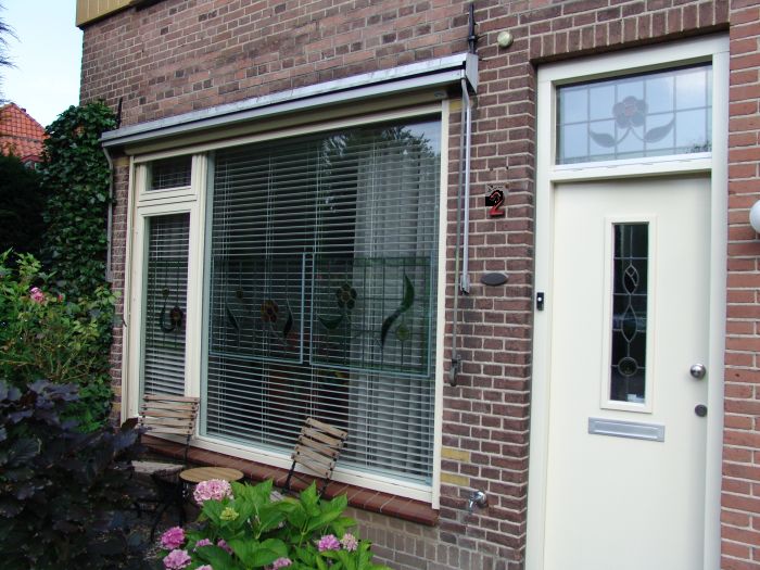 Bleiverglasung, Aufh�nger und in Isolierglas