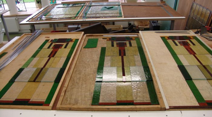 Glas in lood restauratie door AvD-Glas