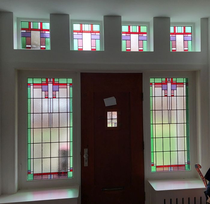 Glas in lood in isolatieglas geplaatst door AvD-Glas