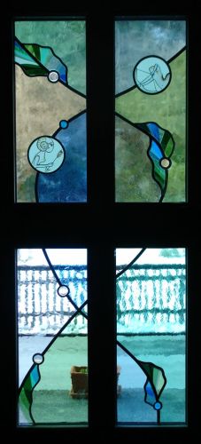 In Isolierglas eingebaut