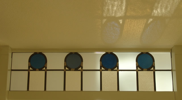 Bleiverglasung in Oberlichtern, Nieuwegein 2008