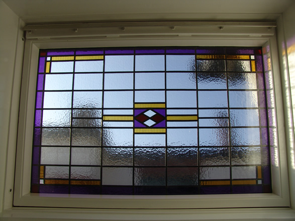 Nieuw glas-in-lood in isolatieglas