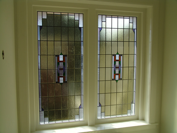 Glas in lood geplaatst in dubbelglas