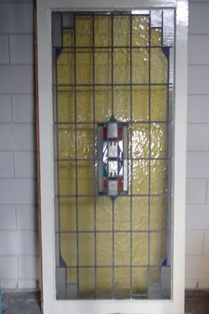 Glas in lood voor de werkzaamheden