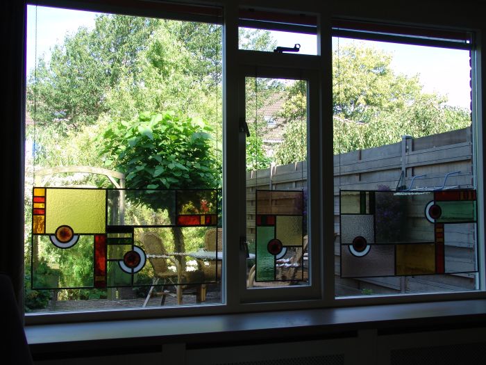 Glas in lood tegen inkijk, Amersfoort 2008