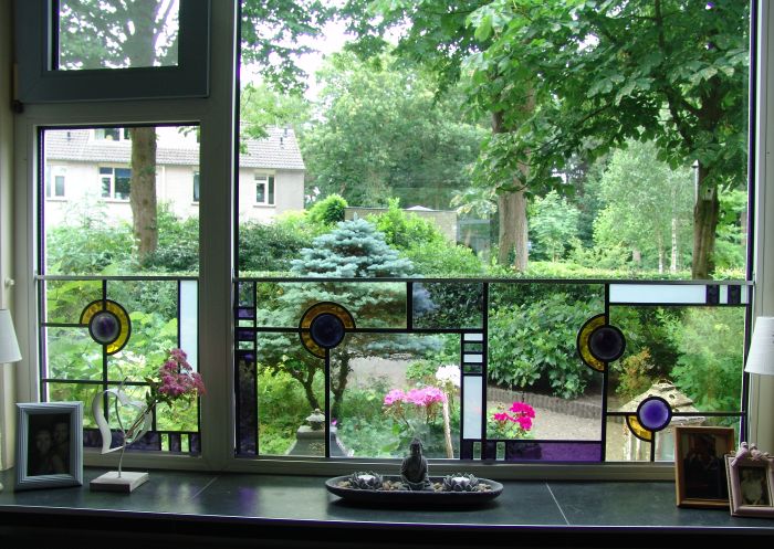 Glas in lood hangers, Ermelo 2009