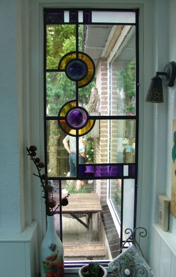 Tijdloze glas in lood hangers