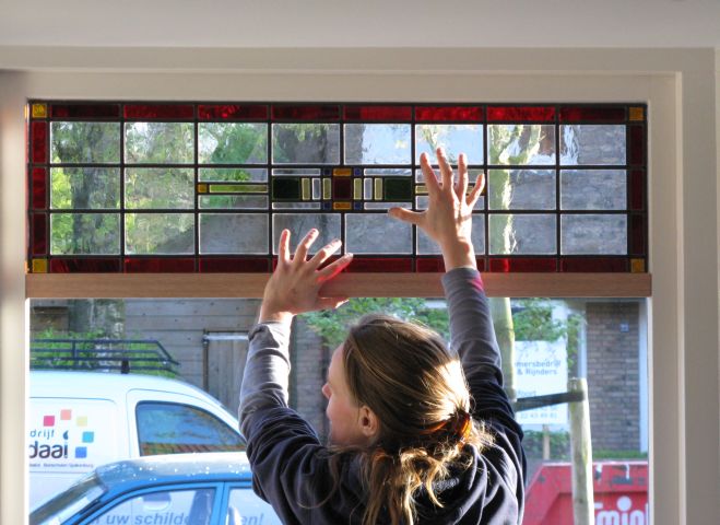 Vergelijkbaar ontwerp in jaren '30 huis, Amersfoort 2014