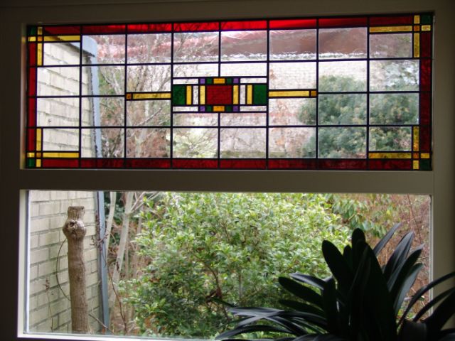 2 x enkel glas-in-lood in nieuwbouwwoning, Amersfoort 2010