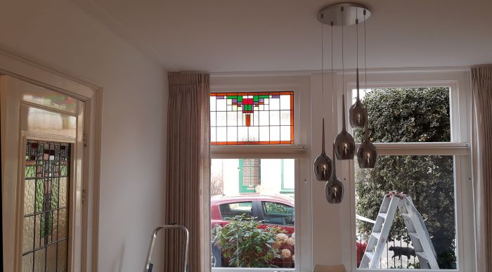 Bleiverglasung in Isolierglas in Overlichtern, 2020
