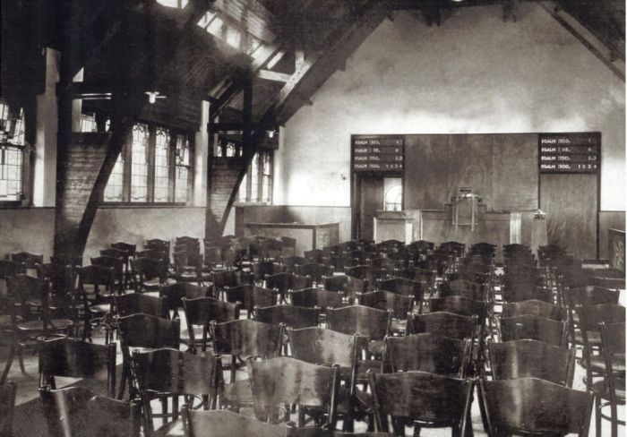 Origineel glas in lood uit 1930.