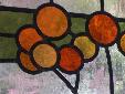 Glas-in-lood in binnendeur, Fr�cht (DE) 2012