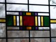 Glas-in-lood in bovenlichten
