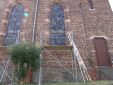 Glas in lood reparatie, Filiaalkerk in Sch�nborn, Gemeente Kirchberg (Hunsr�ck, D) 2015