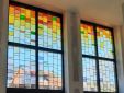 Glas in lood in isolatieglas in voormalige kerk, Amersfoort 2021