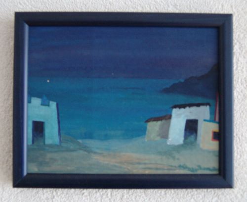 Marokko, Middellandse Zee bij Tetouan, 25 x 20cm
