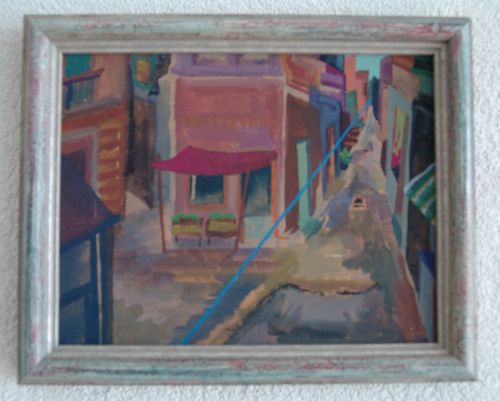 Marokko, weverswijk in Marrakesh, 25 x 20cm