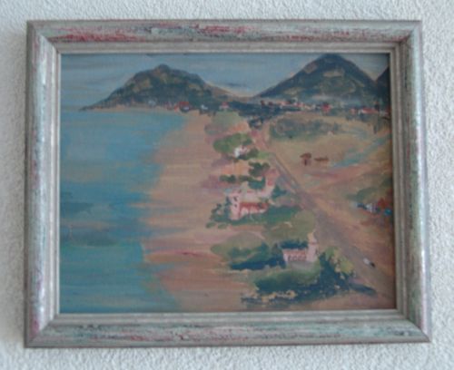 Marokko, kust van Ceuta naar Martil, 25 x 20cm