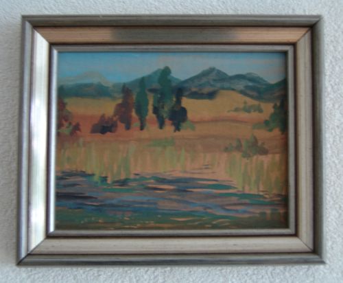Marokko, platteland bij Azrou, 25 x 20cm
