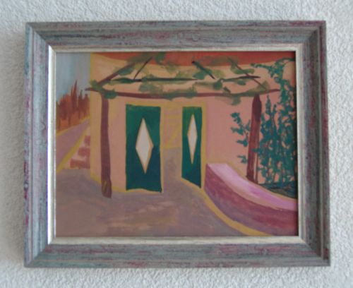 Marokko, huis in Azrou, 25 x 20cm