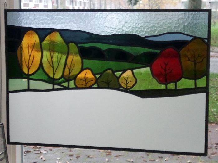 Herfst bij Isert in het Westerwald, ca. 75 x 50cm, &euro; 825,-